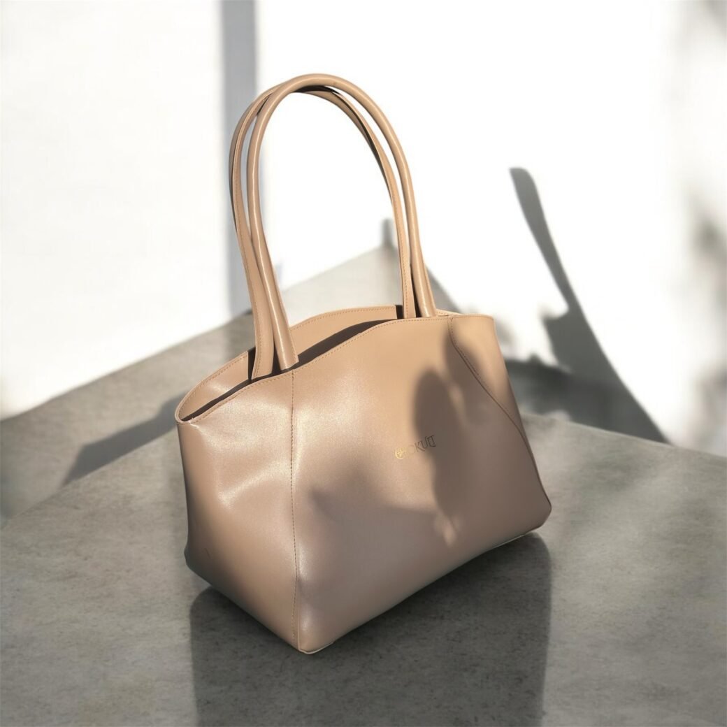 Beige Large Tote Bag - Image 4